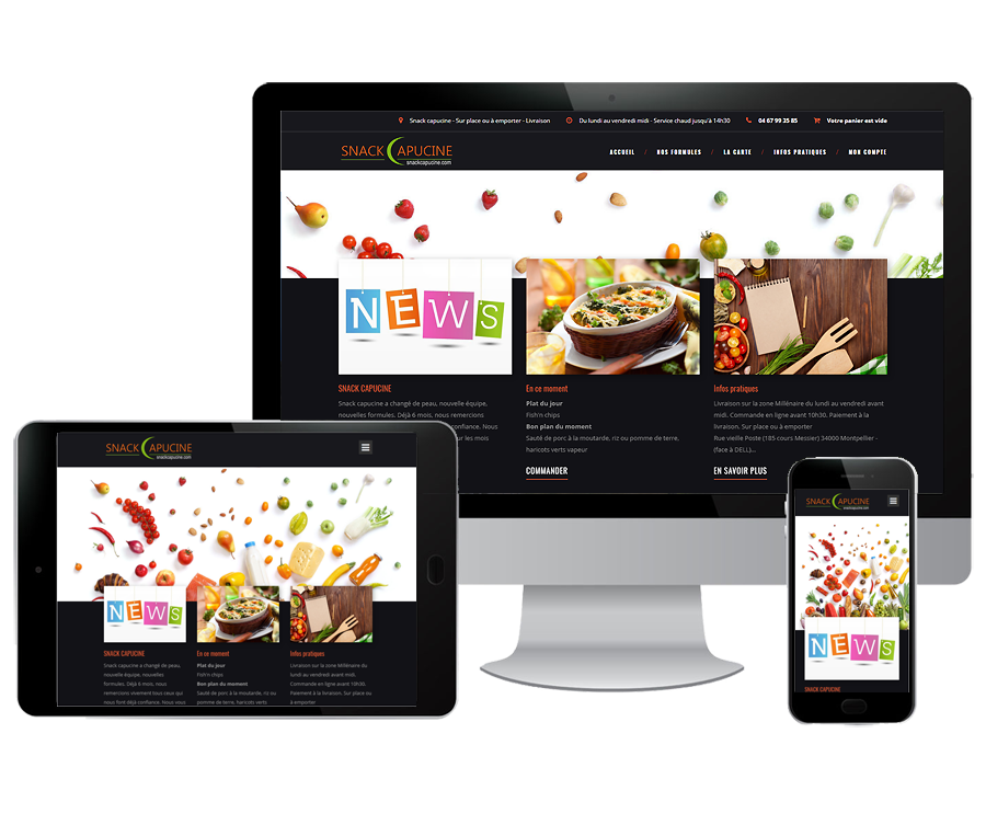 Site internet restaurant Montpellier