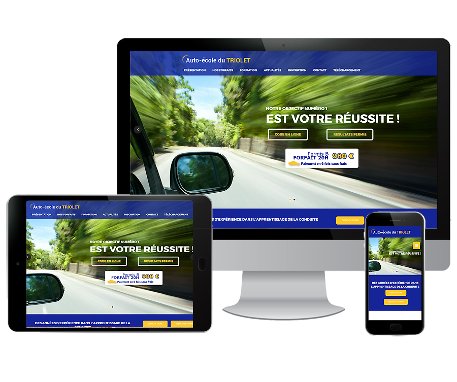 Site internet Auto-école Montpellier